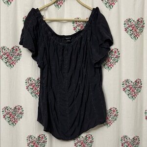 Torrid Ruffled Blouse